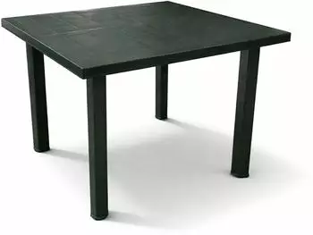 Mojawo Fiocco Gartentisch Kunststoff, gr&uuml;n, 80x75x72cm