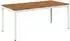 vidaXL Gartentisch 180x88,5x75cm, natur/weiß (901326)