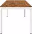 vidaXL Gartentisch 180x88,5x75cm, natur/weiß (901326)