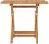 vidaXL Klappbarer Gartentisch Teakholz 90x90x75cm
