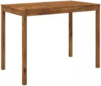 vidaXL Gartenbar-Tisch 141x80,5x105cm Akazien-Massivholz, natur