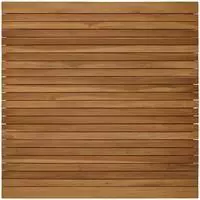 vidaXL Tischplatte 90 x 90 x 3,5 cm Quadratisch Massives Teakholz