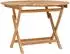 vidaXL Klappbarer Gartentisch rund Teak-Massivholz Ø110x75cm (42028987)