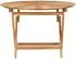 vidaXL Klappbarer Gartentisch rund Teak-Massivholz Ø110x75cm (42028987)