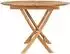 vidaXL Klappbarer Gartentisch rund Teak-Massivholz Ø110x75cm (42028987)