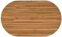vidaXL Tischplatte 120 x 70 x 3,5 cm Oval Massives Teakholz Natur