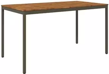 vidaXL Gartenbar-Tisch natur und kaffee 196x100,5x105cm (3394424)