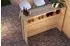 Karibu Poolbar Stehtheke Holz 28mm mit integrierter Ablage (67485)