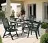 Sieger Boulevard Klapptisch quadratisch, Mecalit Pro, champagner 70x70cm