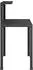 vidaXL Umtopftisch 60x50x104cm, Stahl pulverbeschichtet, schwarz