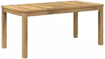 vidaXL Couchtisch massives Akazienholz, Outdoor