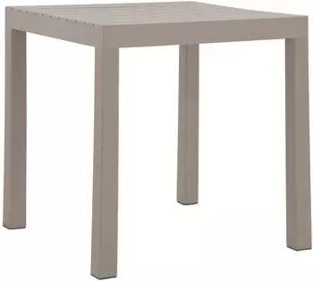 CLP Kato Gartentisch quadratisch, Polypropylen, taupe, 73x73cm (327959)