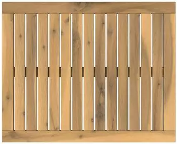 vidaXL Tischplatte rechteckig Akazienholz massiv 60,5x49x2cm