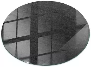 Tulup Runde Tischplatte aus geh&auml;rtetem Glas, Steintextur, ⌀50cm (010010820100000050672)