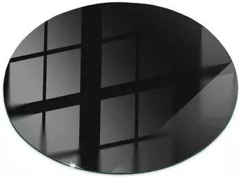 Tulup Runde Glasplatte schwarz ø100cm (010010820150000019080)