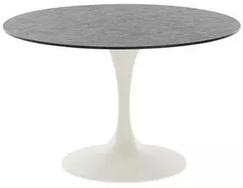 Niehoff Aman runder Gartentisch HPL Graphit-Design