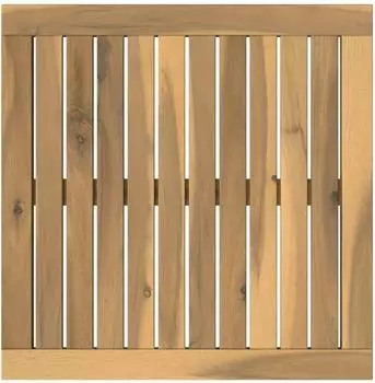 vidaXL Tischplatte rechteckig Akazienholz massiv 48,5x49x2cm