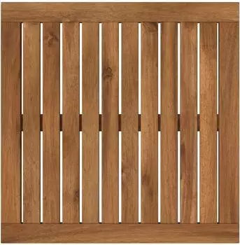 vidaXL Tischplatte 48,5x49x2cm rechteckig, massives Akazienholz
