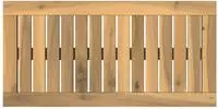 vidaXL Tischplatte 60,5 x 30 x 2 cm Rechteckig Massives Akazienholz