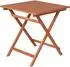 Garden Pleasure PASADENA Klapptisch quadratisch Eukalyptus hellbraun 70,5x70,5x74cm