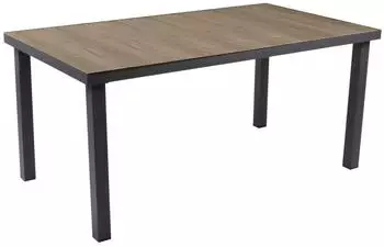Gardenson Amelia Gartentisch Metall/Keramik dunkelgrau 75x162x90cm (002836054801)