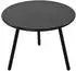 CLP Minot Couchtisch rund, schwarz, Kunststoff, outdoor (324292)