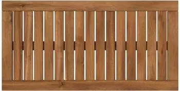 vidaXL Tischplatte rechteckig Akazienholz massiv 68,5x35x2cm