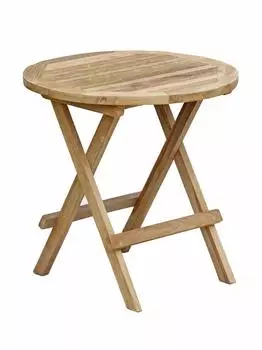 Garden Pleasure MITAN Klapptisch Teakholz rund Ø50cm