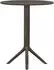 CLP Lacota Gartentisch rund, Kunststoff, taupe, Ø60cm