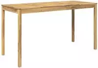 vidaXL Gartenbar-Tisch Wei&szlig; gewaschen 196 x 80,5 x 105 cm
