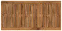 vidaXL Tischplatte 80,5 x 40 x 2 cm Rechtwinklig Massives Akazienholz