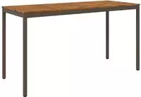 vidaXL Gartenbar-Tisch NAARDEN Natur und Kaffee 196 x 80,5 x 105 cm