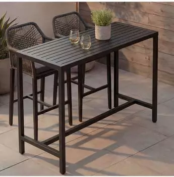 MCW Stehtisch P91 Outdoor Metall anthrazit 105x130x65cm (MCW-P91)