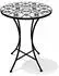 Mojawo Mosaiktisch Stern-Design Bistrotisch Ø60x70cm
