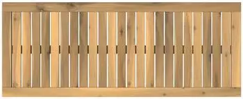 vidaXL Tischplatte rechteckig Akazienholz massiv 100,5x40x2cm