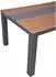 Garden Pleasure SILEA Gartentisch, Kunststoff, braun/anthrazit, 200x100x75cm