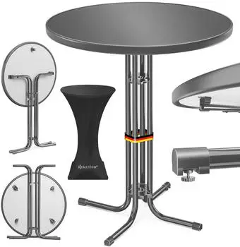 Kesser Stehtisch klappbar, rund Ø80cm, anthrazit
