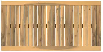 vidaXL Tischplatte rechteckig Akazienholz massiv 88,5x45x2cm