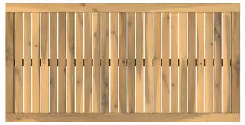 vidaXL Tischplatte rechteckig massives Akazienholz 108,5x55x2cm