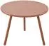 CLP Minot Couchtisch rund, Kunststoff, terracotta (324300)