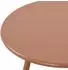 CLP Minot Couchtisch rund, Kunststoff, terracotta (324300)