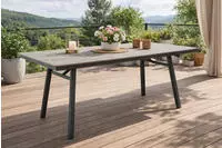 Destiny Esstisch "SAN MARINO Tisch, rechteckig 180x90x74cm, anthrazit"
