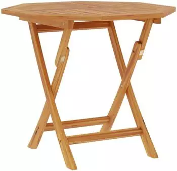 vidaXL Klappbarer Gartentisch Teakholz massiv 90x90x75cm