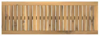 vidaXL Tischplatte rechteckig Akazienholz massiv 100,5x35x2cm