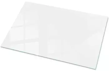 Tulup Glasarbeitsplatte gehärtet, weiß, 100x70cm (010010820050000019042)