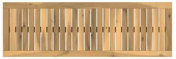 vidaXL Tischplatte rechteckig Akazienholz massiv 108,5x35x2cm