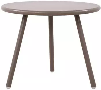CLP Berea Couchtisch rund, Kunststoff, taupe, wetterfest (324289)