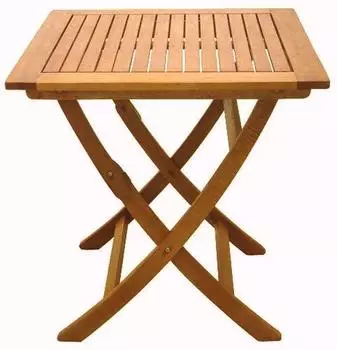 Sedex Catar Klapptisch 80x80cm Eukalyptusholz natur (3831-04)