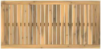 vidaXL Tischplatte rechteckig massives Akazienholz 100,5x49x2cm