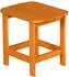 NeuTrends MARCY Adirondack Beistelltisch, Holzoptik, orange (Marcy-T)